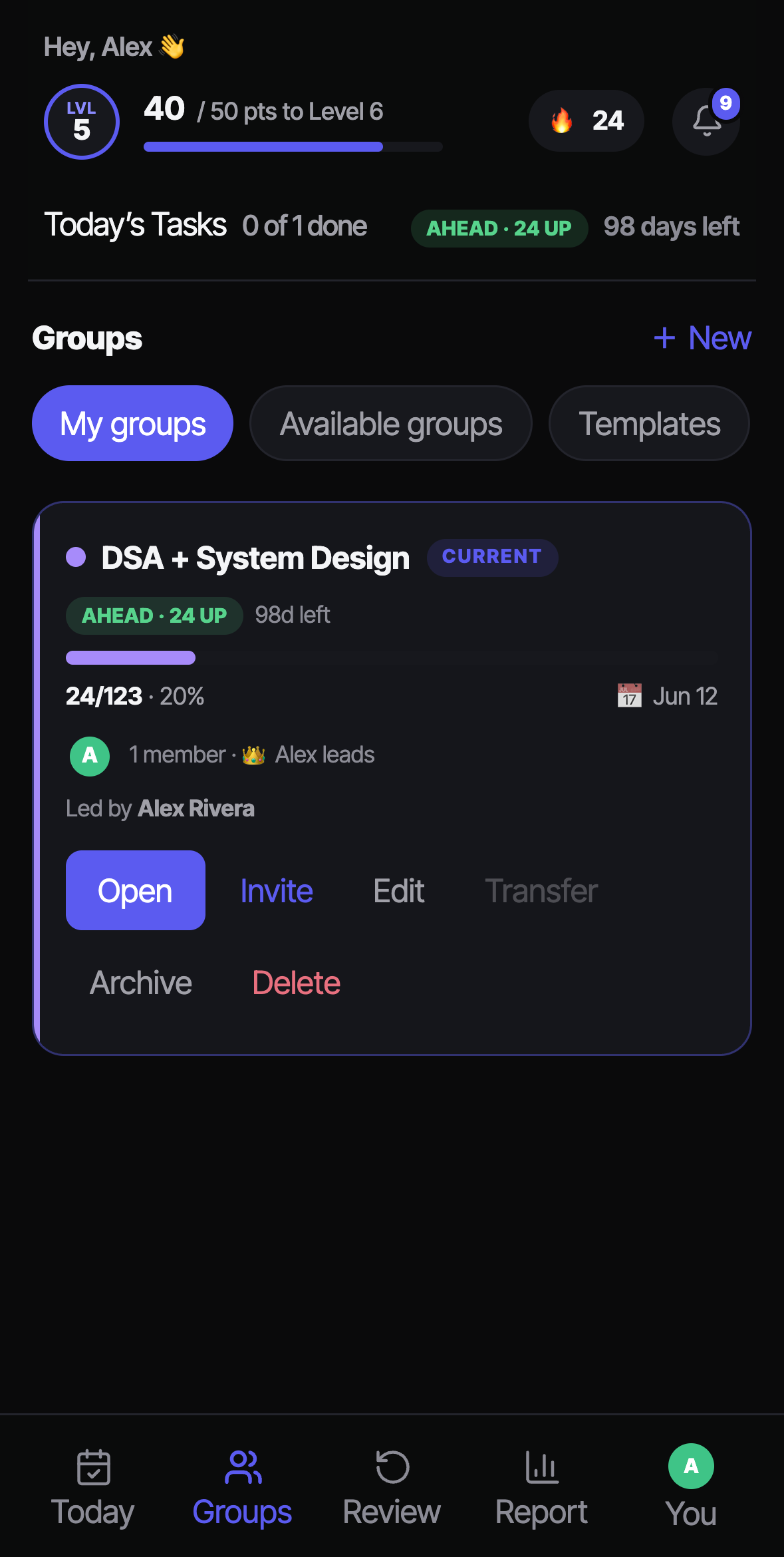 Loopmate groups
